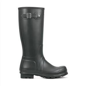 NEW HUNTER BELL men's original tall rain boots in black